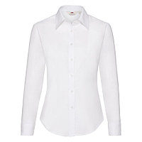 Рубашка женская LONG SLEEVE OXFORD SHIRT LADY-FIT 130, Белый, XS, 650020.30 XS