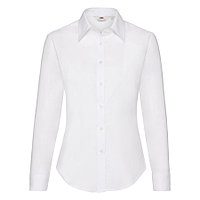 Рубашка женская LONG SLEEVE OXFORD SHIRT LADY-FIT 130, Белый, S, 650020.30 S
