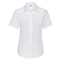 Рубашка женская SHORT SLEEVE OXFORD SHIRT LADY-FIT 130, Белый, XS, 650000.30 XS