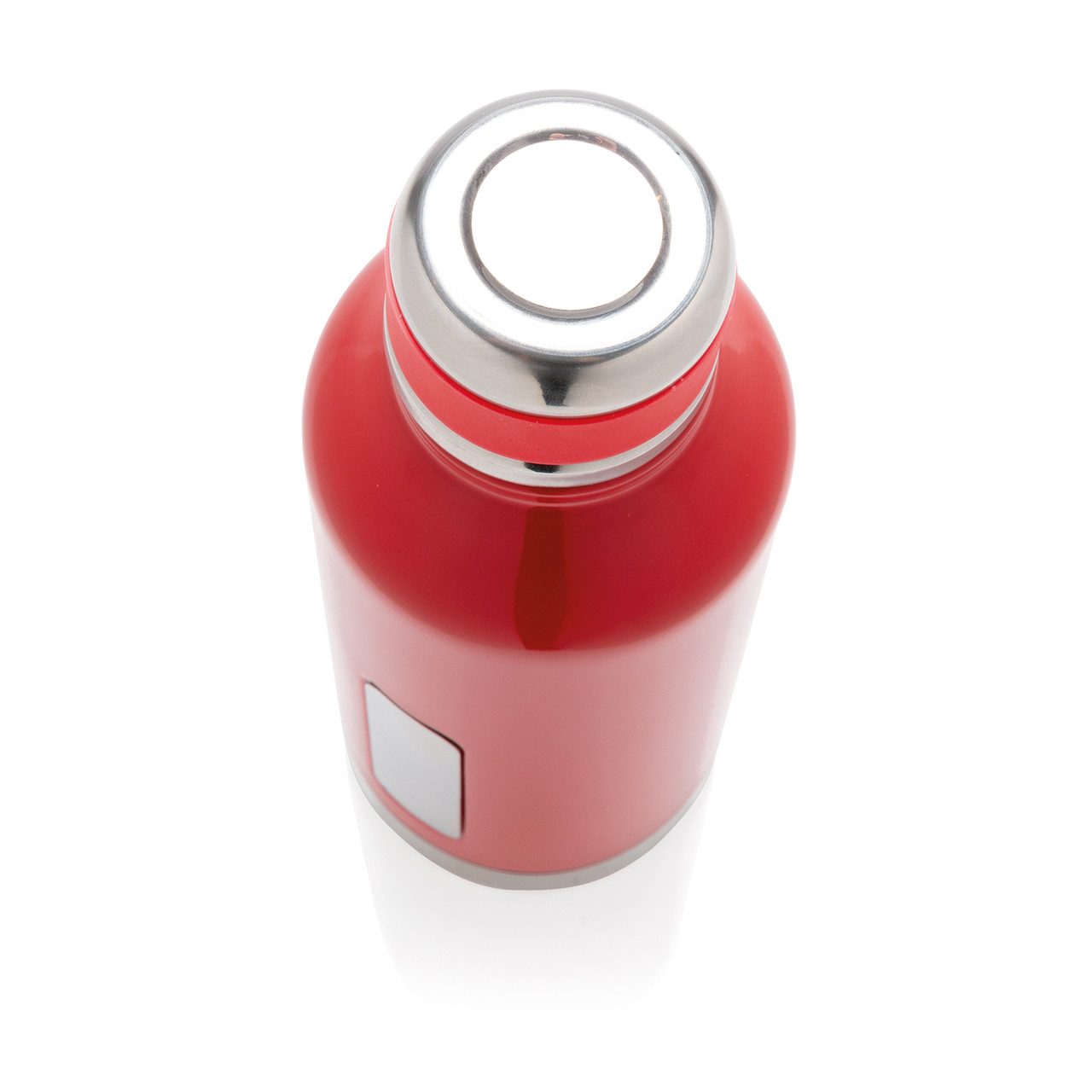 Герметичная вакуумная бутылка с шильдиком, красный; , , высота 20,3 см., диаметр 7,5 см., P436.674 - фото 4 - id-p69072974