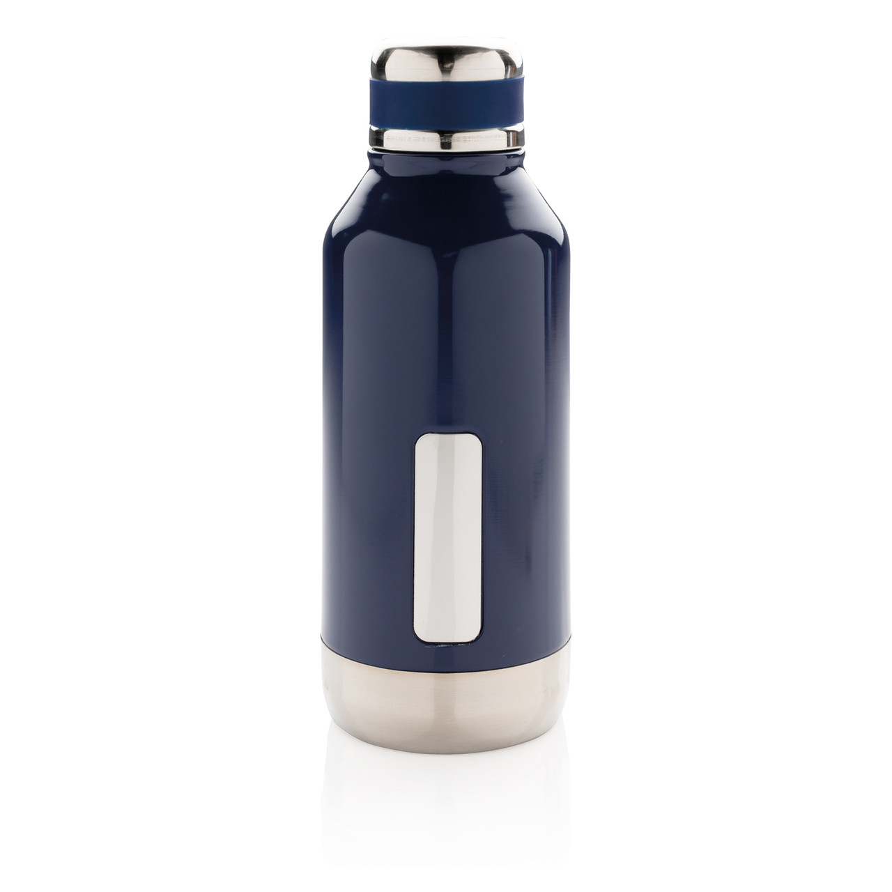 Герметичная вакуумная бутылка с шильдиком, синий; , , высота 20,3 см., диаметр 7,5 см., P436.675 - фото 2 - id-p69072975