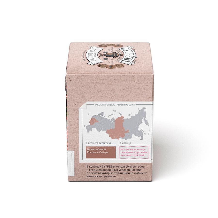 Чайный напиток с гречихой и корицей в индивидуальном саше конверте, 15 пакетиков, Разные цвета, -, 90021 4 - фото 3 - id-p98137795