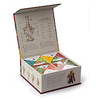 Набор Сугревъ в картонной коробке с 4-я чаями, разные цвета, , 90028