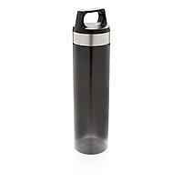 Стильная бутылка для воды Tritan, черная, черный; , , высота 25,7 см., диаметр 6,6 см., P436.861