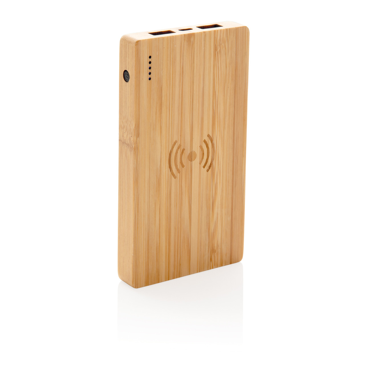 Экологичный внешний аккумулятор Bamboo, 4000 mAh, коричневый; , Длина 13,2 см., ширина 7,2 см., высота 1,5 - фото 6 - id-p69720906