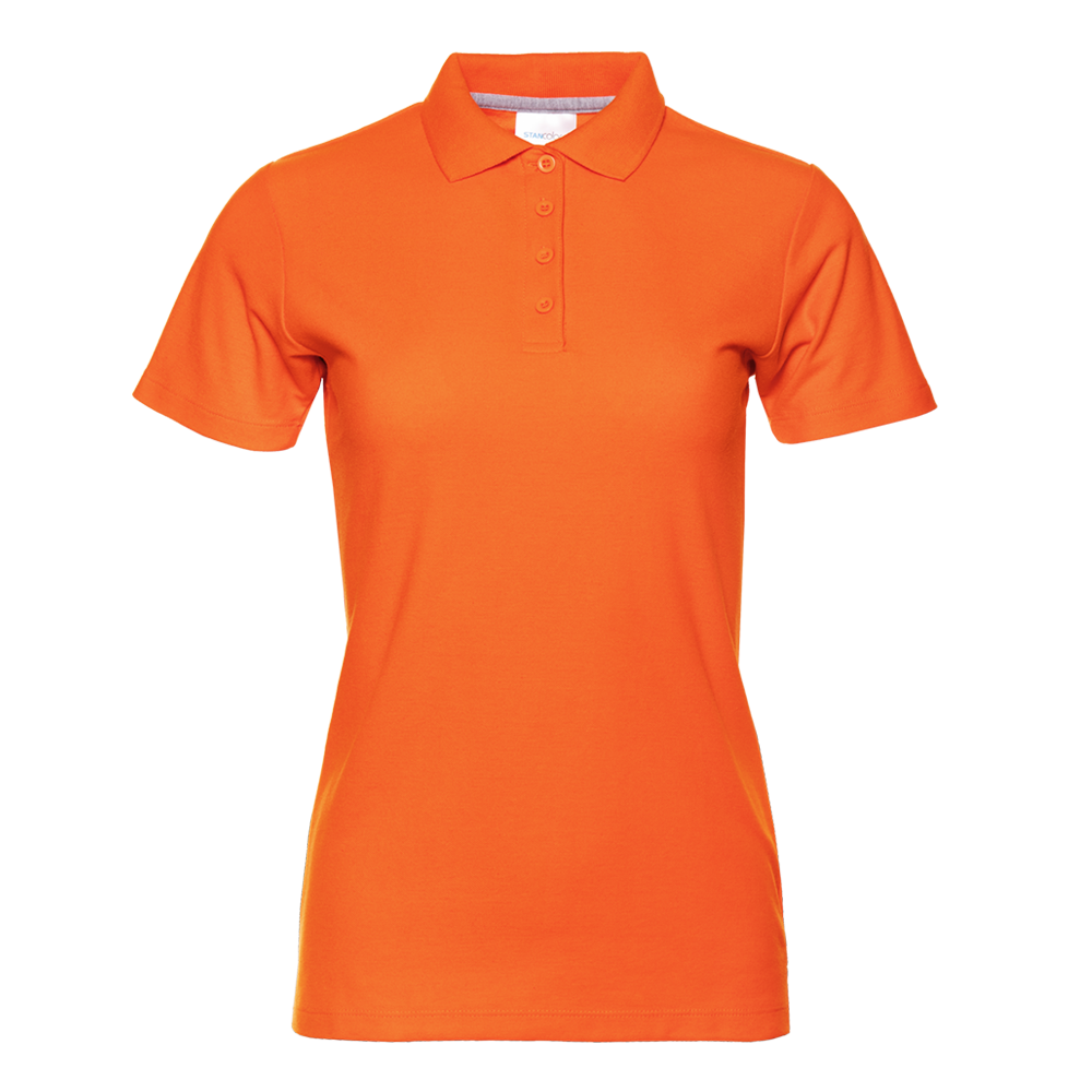 Рубашка поло женская 04WL_Оранжевый (28) (M/46)