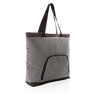 Сумка-холодильник Fargo Tote из RPET, серый; , Длина 47,7 см., ширина 11,5 см., высота 39,5 см., диаметр 0