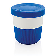 Стакан из PLA для кофе с собой, 280 мл, синий; , , высота 8,6 см., диаметр 8,6 см., P432.895