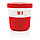 Стакан из PLA для кофе с собой, 280 мл, красный; , , высота 8,6 см., диаметр 8,6 см., P432.894, фото 4