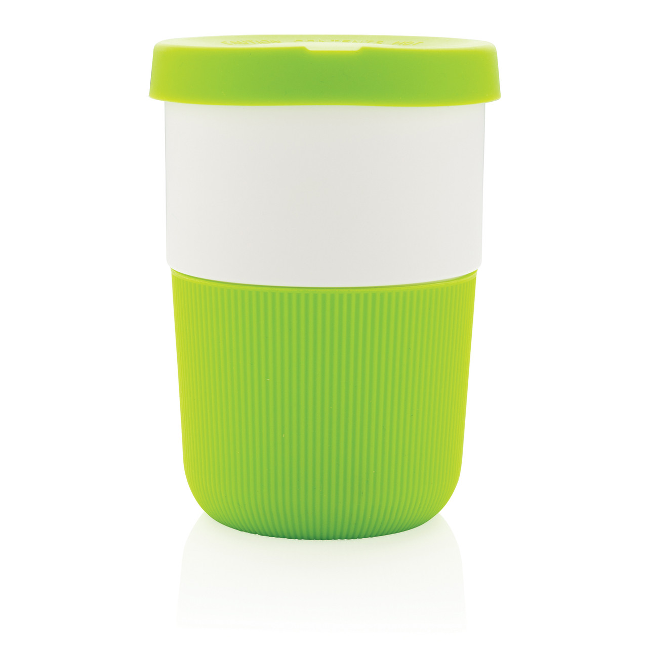 Стакан из PLA для кофе с собой 380 мл, зеленый; , , высота 11,5 см., диаметр 8,6 см., P432.837 - фото 2 - id-p71248333