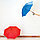 Зонт-трость полуавтомат, d115 см, красный; , , высота 83 см., диаметр 115 см., P850.524, фото 5