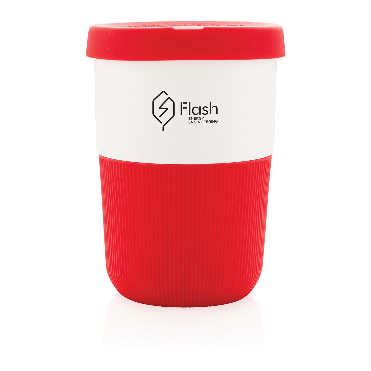 Стакан из PLA для кофе с собой 380 мл, красный; , , высота 11,5 см., диаметр 8,6 см., P432.834 - фото 4 - id-p71248335