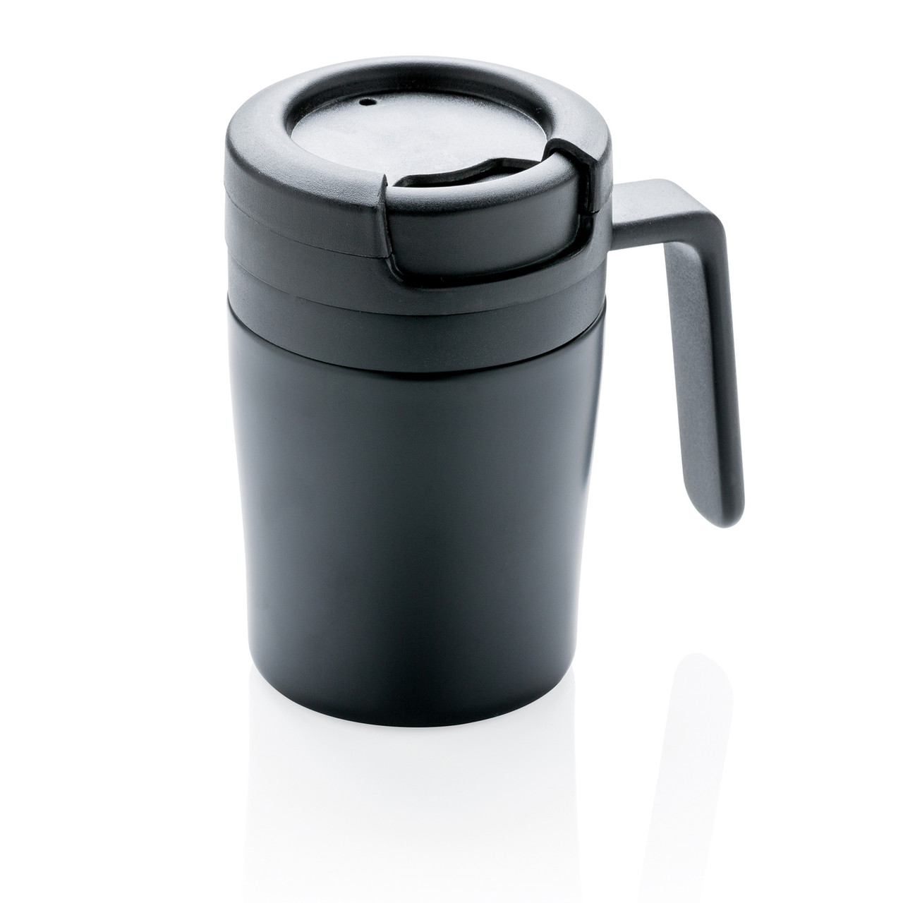 Термокружка Coffee-to-go, черный; , , высота 10 см., диаметр 7 см., P432.941