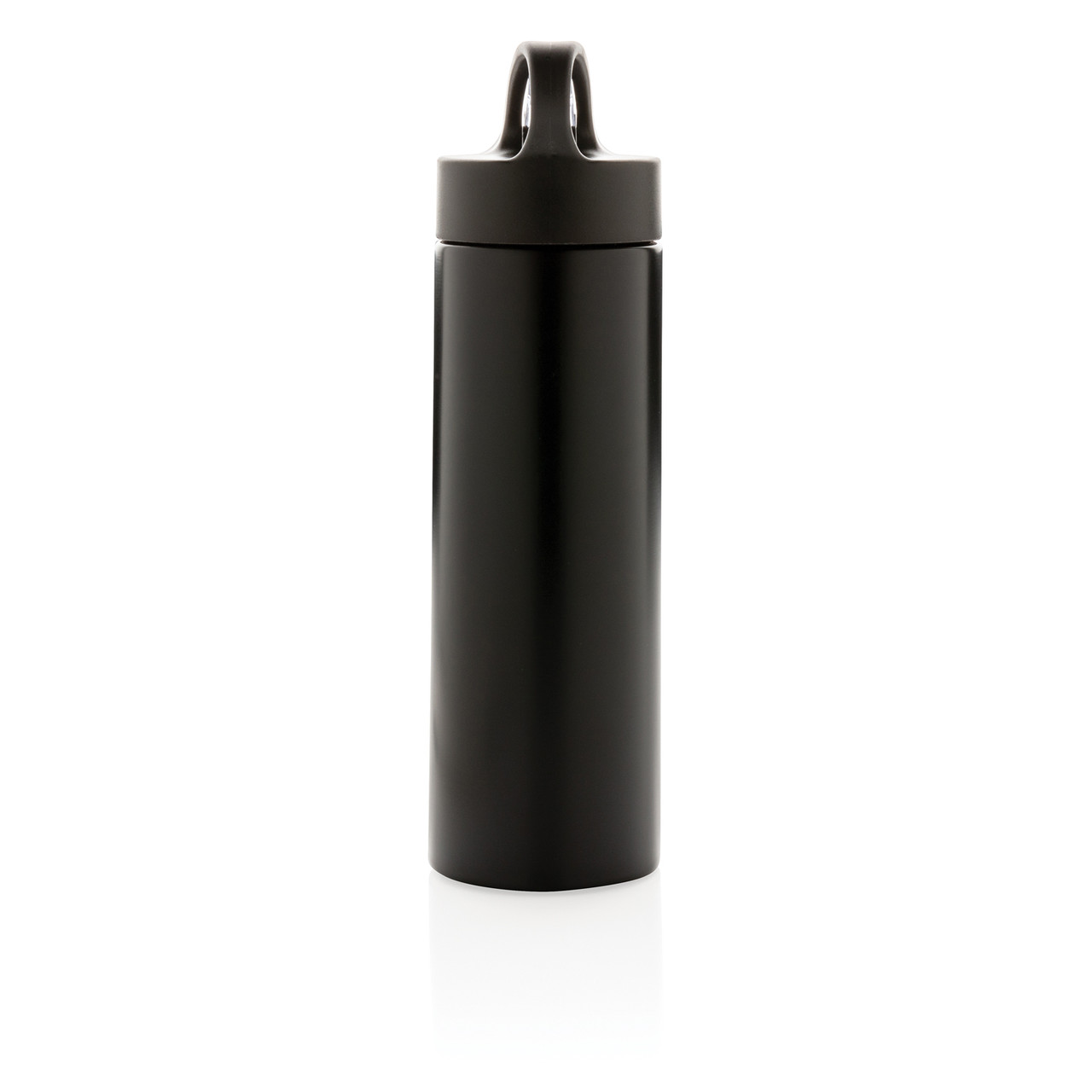 Спортивная бутылка для воды с трубочкой, 500 мл, черный; , , высота 22,5 см., диаметр 6 см., P433.161 - фото 5 - id-p71248354