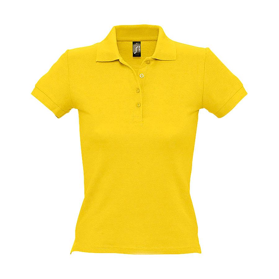 Рубашка поло женская PEOPLE 210, Жёлтый, S, 711310.301 S