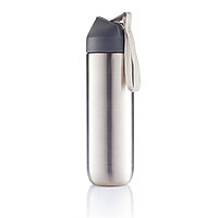 Металлическая бутылка для воды Neva, 500 мм, серый; темно-серый, , высота 22,2 см., диаметр 6,2 см., P436.071
