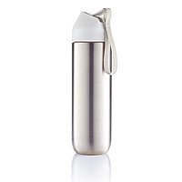 Металлическая бутылка для воды Neva, 500 мм, белый; серый, , высота 22,2 см., диаметр 6,2 см., P436.073
