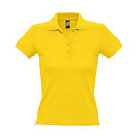 Рубашка поло женская PEOPLE 210, Жёлтый, XL, 711310.301 XL