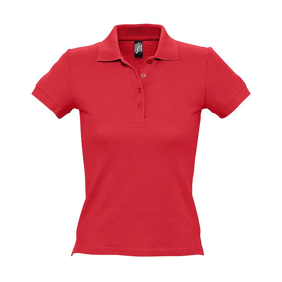 Рубашка поло женская PEOPLE 210, Красный, L, 711310.145 L - фото 1 - id-p68986027