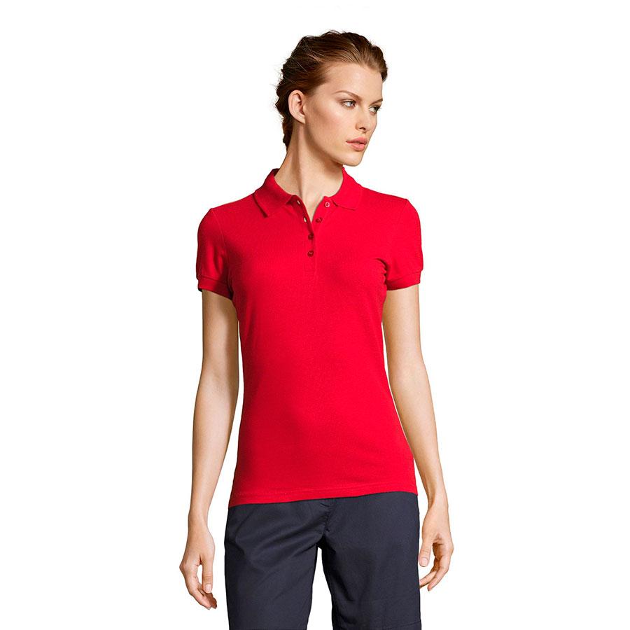 Рубашка поло женская PEOPLE 210, Красный, L, 711310.145 L - фото 4 - id-p68986027