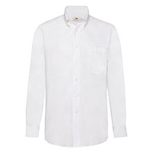 Рубашка мужская LONG SLEEVE OXFORD SHIRT 130, Белый, S, 651140.30 S