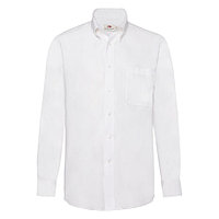 Рубашка мужская LONG SLEEVE OXFORD SHIRT 130, Белый, S, 651140.30 S