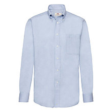 Рубашка мужская LONG SLEEVE OXFORD SHIRT 135, Голубой, XL, 651140.OD XL
