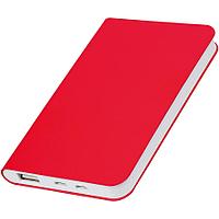 Универсальный аккумулятор "Silki" (4000mAh),красный, 7,5х12,1х1,1см, искусственная кожа,плас, Красный, -,