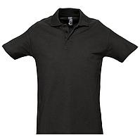 Рубашка поло мужская SPRING II 210, Черный, 3XL, 711362.312 3XL