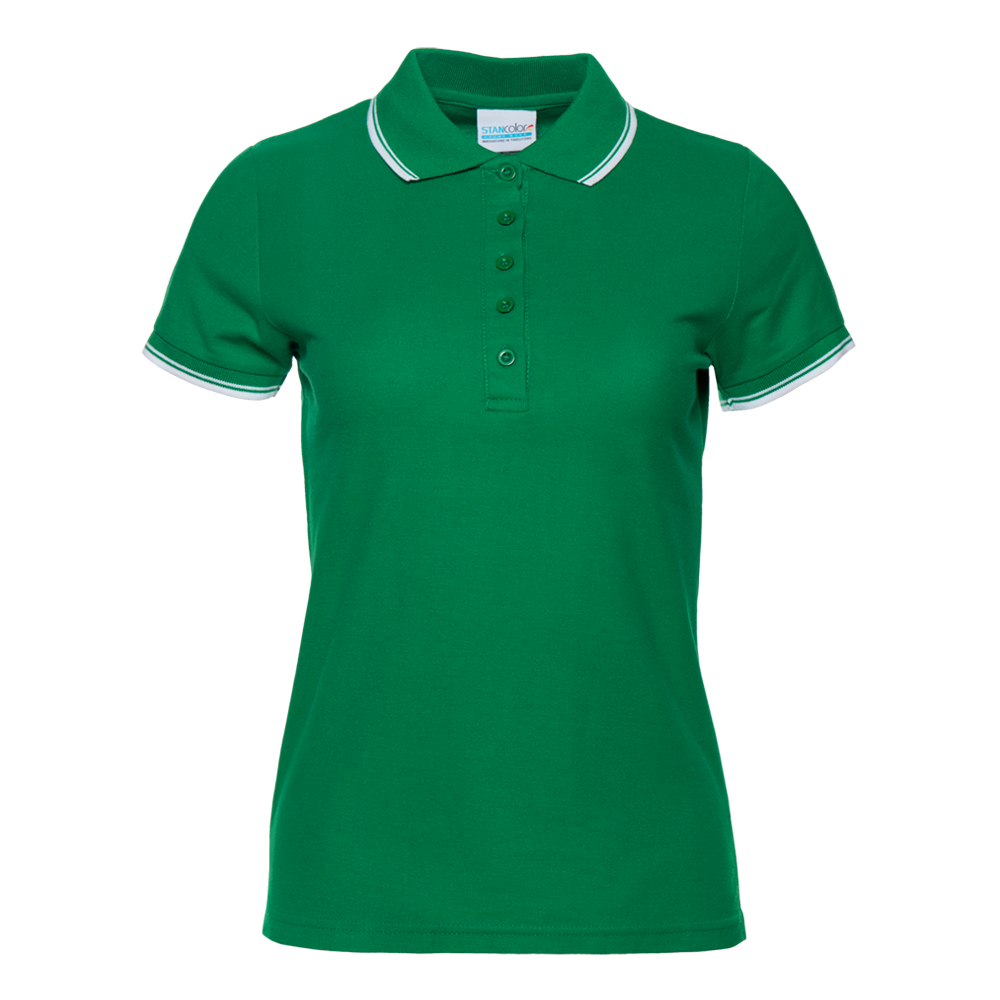 Рубашка поло женская 04BK_Зелёный (30) (XXXL/54)
