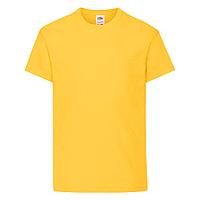Футболка детская KIDS ORIGINAL T 145, Жёлтый, 152, 610190.34 152