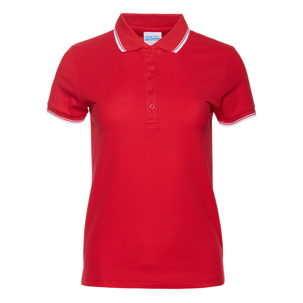 Рубашка поло женская 04BK_Красный (14) (XL/50)