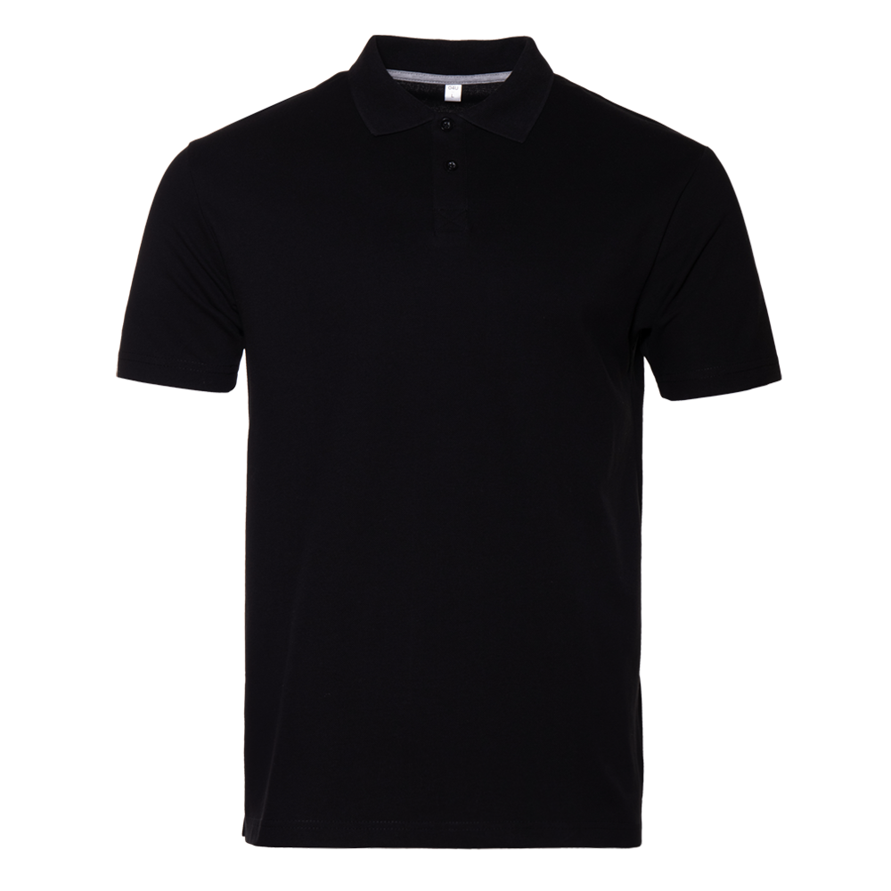 Рубашка поло унисекс 04U_Чёрный (20) (5XL/60-62)