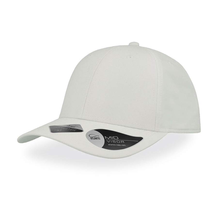 Бейсболка RECY FEEL, переработанный полиэстер, 6 клиньев, пластиковая застежка, Белый, -, 254220.01