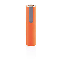 Зарядное устройство 2200 mAh, оранжевый, оранжевый; серый, , высота 10 см., диаметр 2,5 см., P324.058