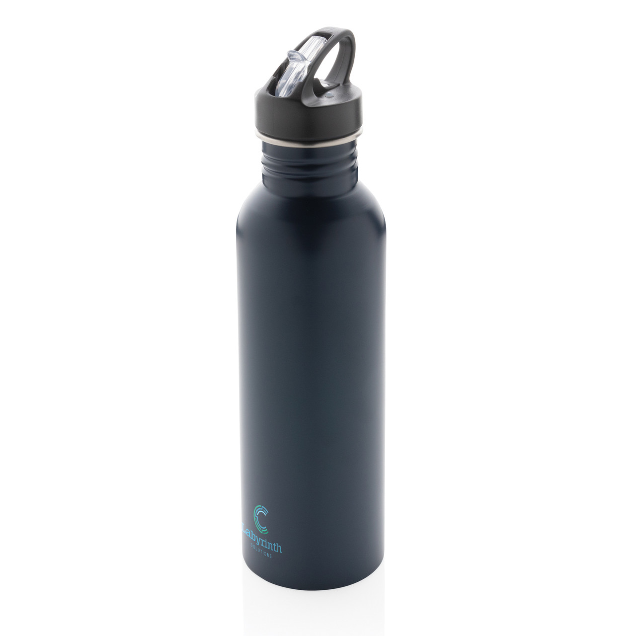 Спортивная бутылка для воды Deluxe, темно-синий; , , высота 26 см., диаметр 7 см., P436.420 - фото 8 - id-p78130860