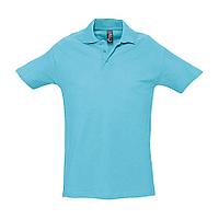 Рубашка поло мужская SPRING II 210, Бирюзовый, XL, 711362.225 XL
