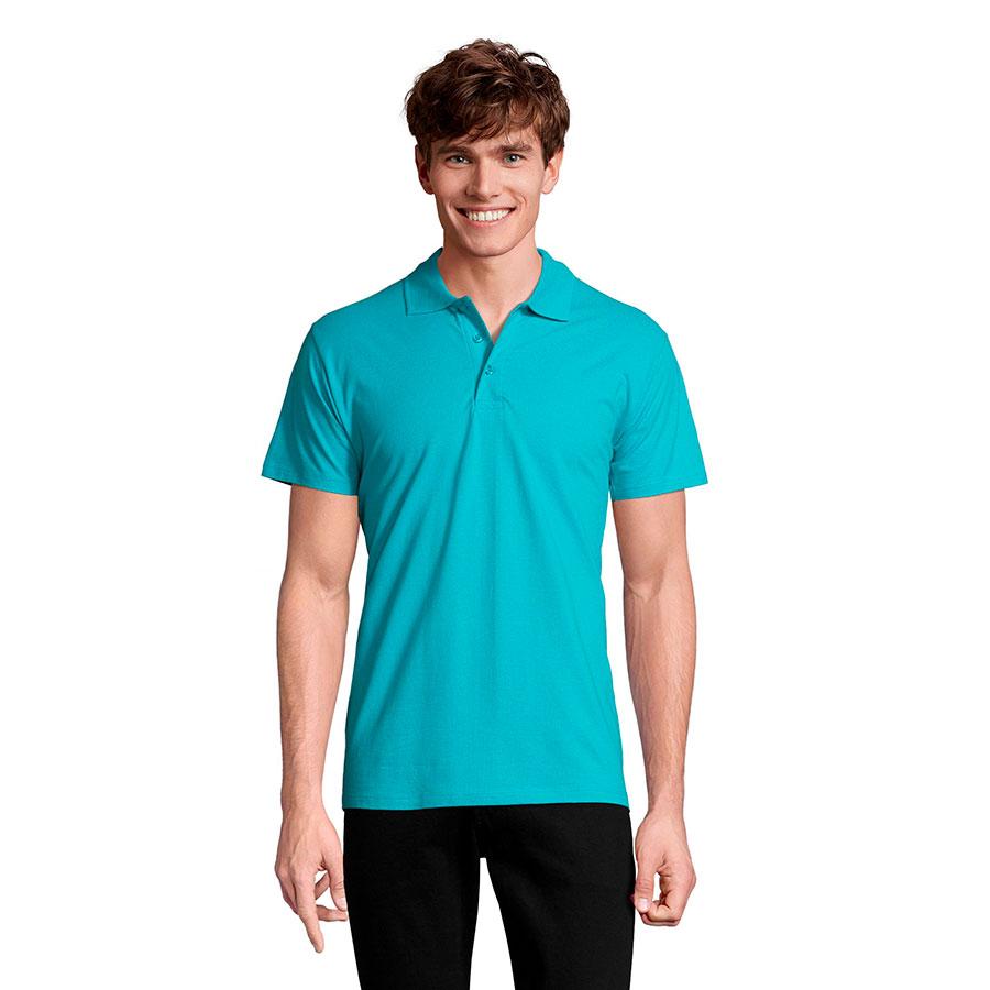Рубашка поло мужская SPRING II 210, Бирюзовый, XL, 711362.225 XL - фото 4 - id-p68986238