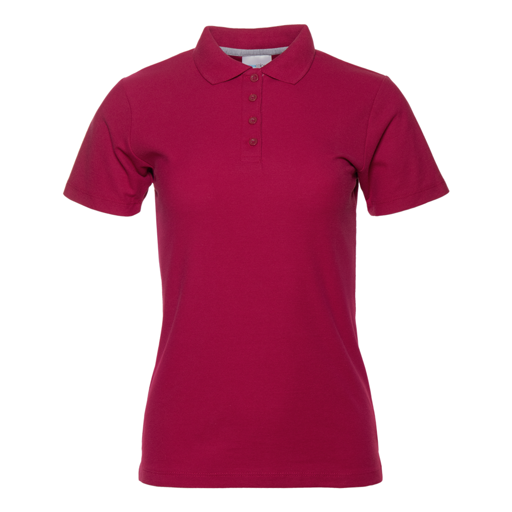 Рубашка поло женская 104W_Бордовый (66) (XL/50)