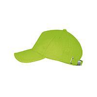 Бейсболка LONG BEACH, 5 клиньев, металлическая застежка, Зеленый, -, 700594.281