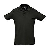 Рубашка поло мужская SPRING II 210, Черный, M, 711362.312 M