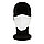 Двухслойная многоразовая маска из хлопка, белый; , Длина 35,5 см., ширина 14,5 см., высота 0,1 см., диаметр 0, фото 4