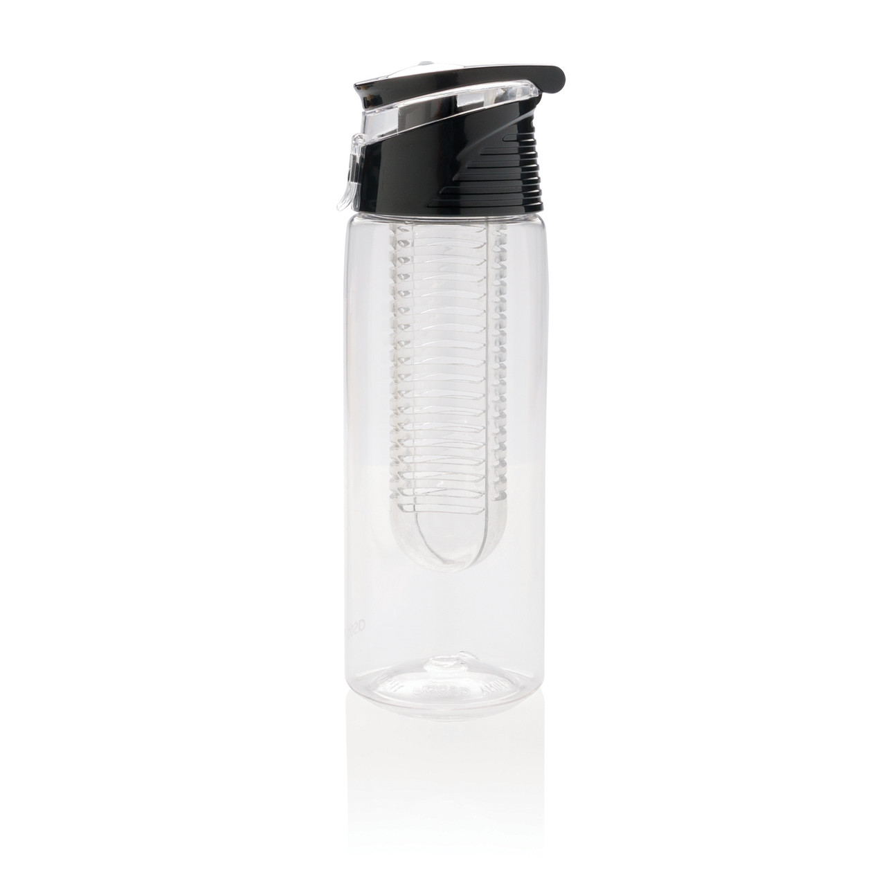 Бутылка для воды Lockable, 700 мл, прозрачный; серый, , высота 23 см., диаметр 7,5 см., P436.545 - фото 7 - id-p69073445