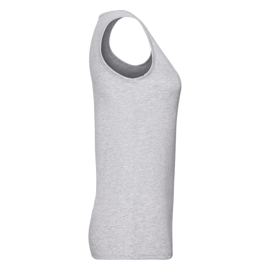 Майка женская "Lady-Fit Valueweight Vest", серо-лиловый,XL, 97% хлопок,3%полиэстер, 165 г/м2, Серый, XL, - фото 3 - id-p68984988
