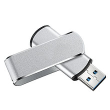 USB flash-карта 32Гб, алюминий, USB 3.0, серебристый, , 37302_32Gb