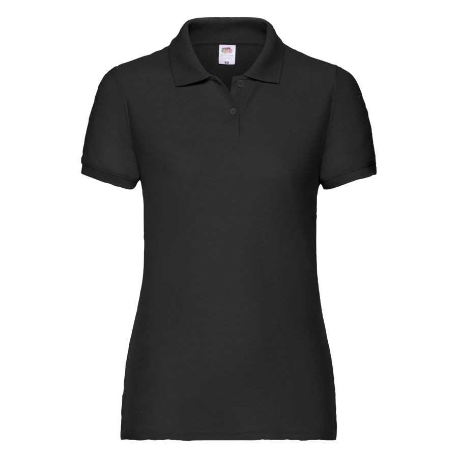 Поло женское 65/35 POLO LADY-FIT 180, Черный, XL, 632120.36 XL