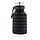 Герметичная складная силиконовая бутылка, черный; , , высота 24,3 см., диаметр 7,1 см., P432.621, фото 2