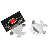 Набор держателей для бумаг с магнитом (2 шт), серебристый, , 2602