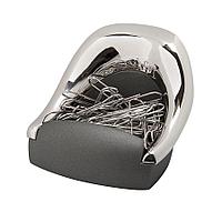 Подставка для  скрепок "КРЕСЛО"; 7,2х6,5х5,1 см; металл; лазерная гравировка, серебристый, , 3120