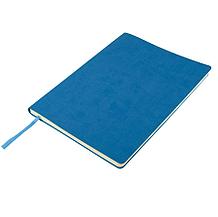 Бизнес-блокнот "Biggy", B5 формат, голубой, серый форзац, мягкая обложка, в клетку, Голубой, -, 21218 22 30